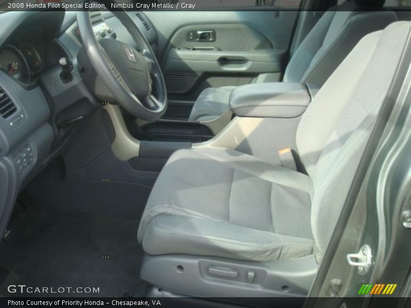 Nimbus Gray Metallic / Gray 2008 Honda Pilot Special Edition
