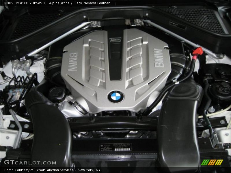  2009 X6 xDrive50i Engine - 4.4 Liter DFI Twin-Turbocharged DOHC 32-Valve VVT V8