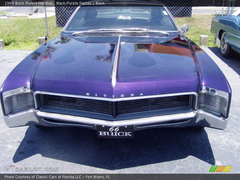 Black/Purple Flames / Black 1966 Buick Riviera Hardtop