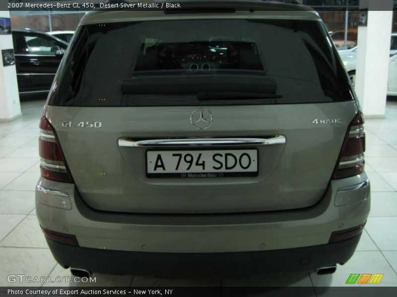 Desert Silver Metallic / Black 2007 Mercedes-Benz GL 450