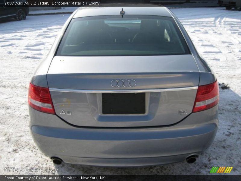 Light Silver Metallic / Ebony 2007 Audi A6 3.2 Sedan