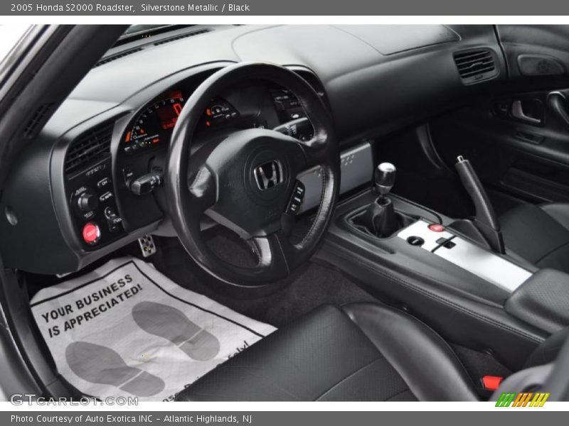Silverstone Metallic / Black 2005 Honda S2000 Roadster
