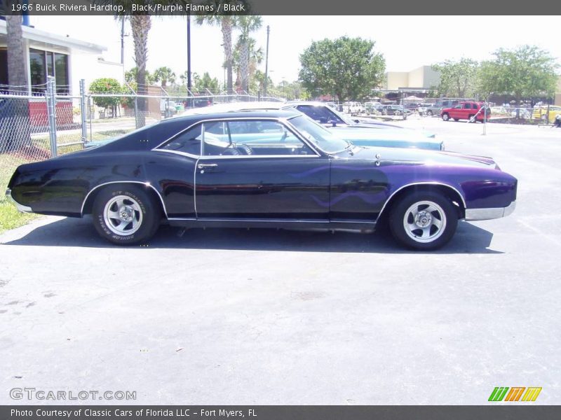 Black/Purple Flames / Black 1966 Buick Riviera Hardtop