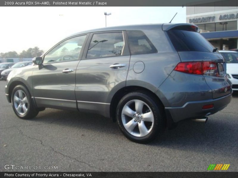 Polished Metal Metallic / Taupe 2009 Acura RDX SH-AWD