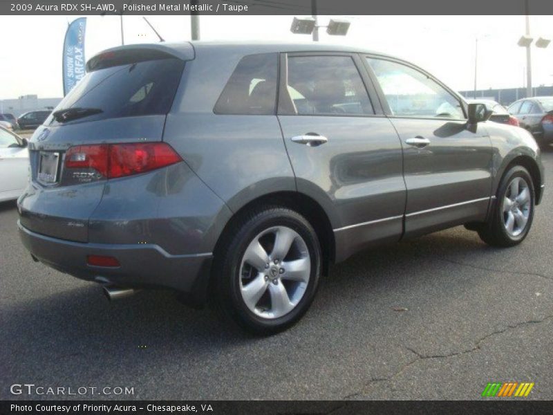 Polished Metal Metallic / Taupe 2009 Acura RDX SH-AWD