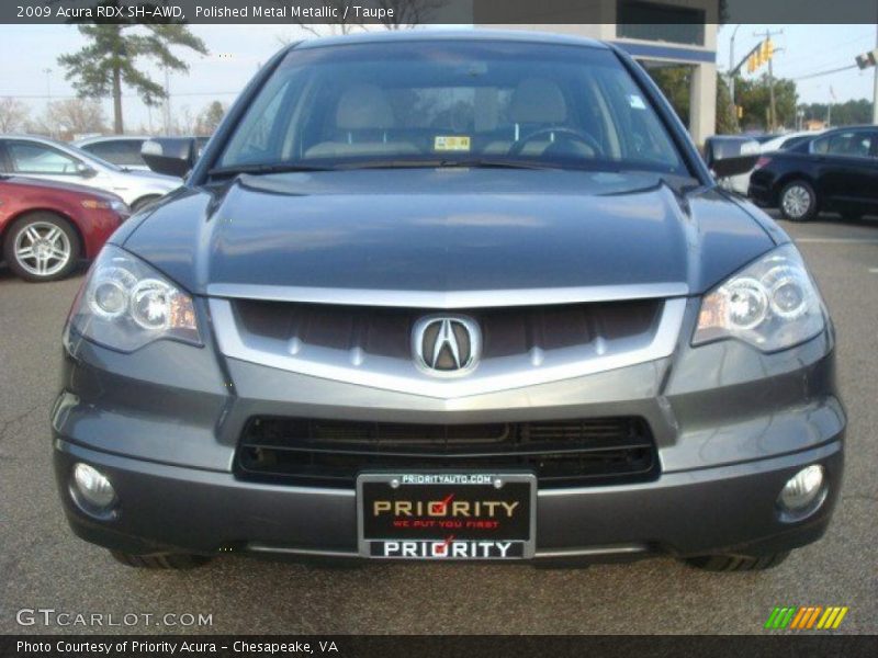 Polished Metal Metallic / Taupe 2009 Acura RDX SH-AWD