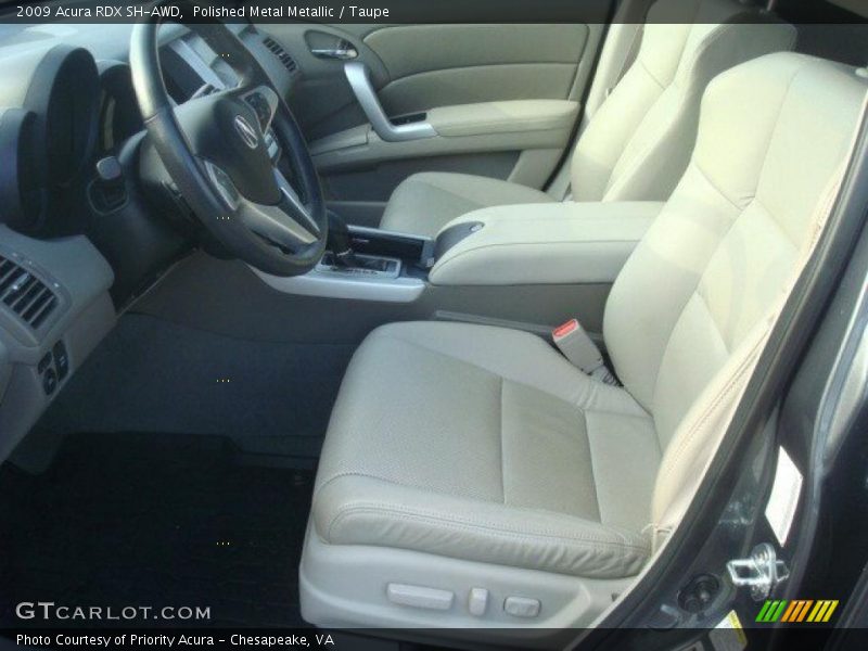 Polished Metal Metallic / Taupe 2009 Acura RDX SH-AWD