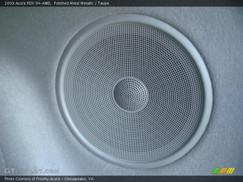 Polished Metal Metallic / Taupe 2009 Acura RDX SH-AWD