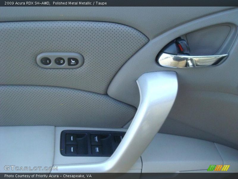 Polished Metal Metallic / Taupe 2009 Acura RDX SH-AWD
