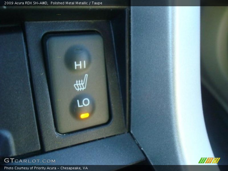 Polished Metal Metallic / Taupe 2009 Acura RDX SH-AWD