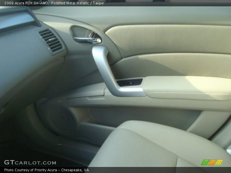 Polished Metal Metallic / Taupe 2009 Acura RDX SH-AWD