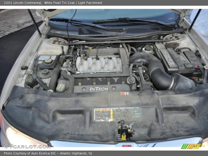 White Pearl Tri-Coat / Light Parchment 2001 Lincoln Continental