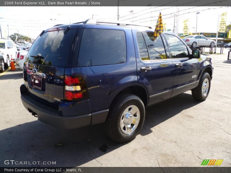 Dark Blue Pearl Metallic / Stone 2006 Ford Explorer XLS