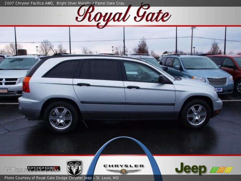Bright Silver Metallic / Pastel Slate Gray 2007 Chrysler Pacifica AWD
