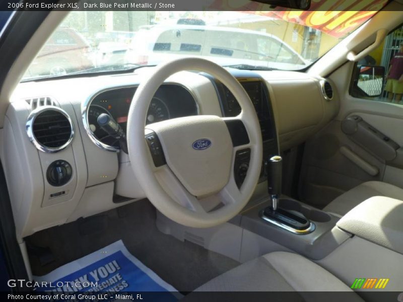 Dark Blue Pearl Metallic / Stone 2006 Ford Explorer XLS