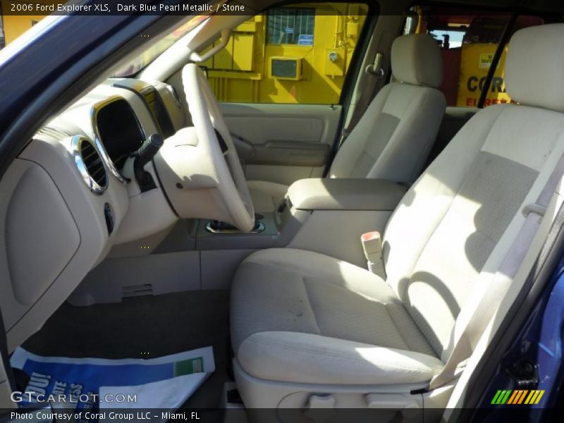 Dark Blue Pearl Metallic / Stone 2006 Ford Explorer XLS