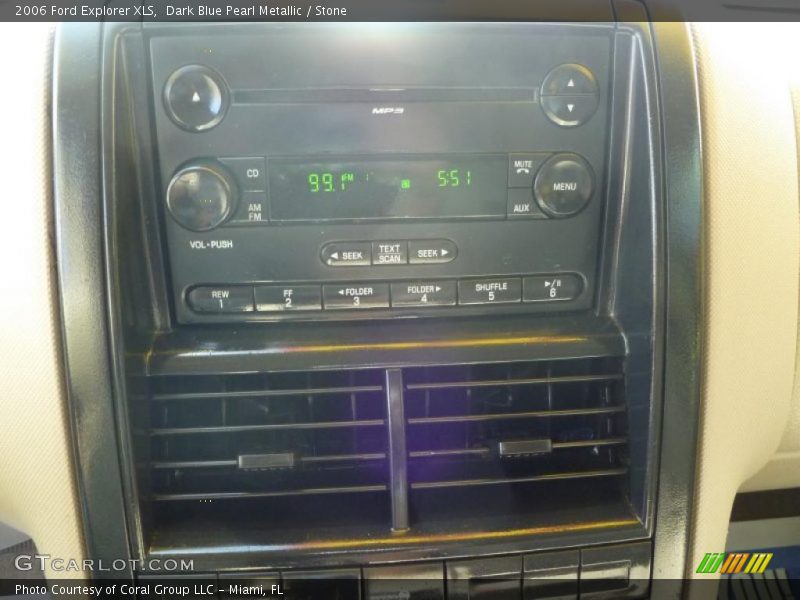 Dark Blue Pearl Metallic / Stone 2006 Ford Explorer XLS