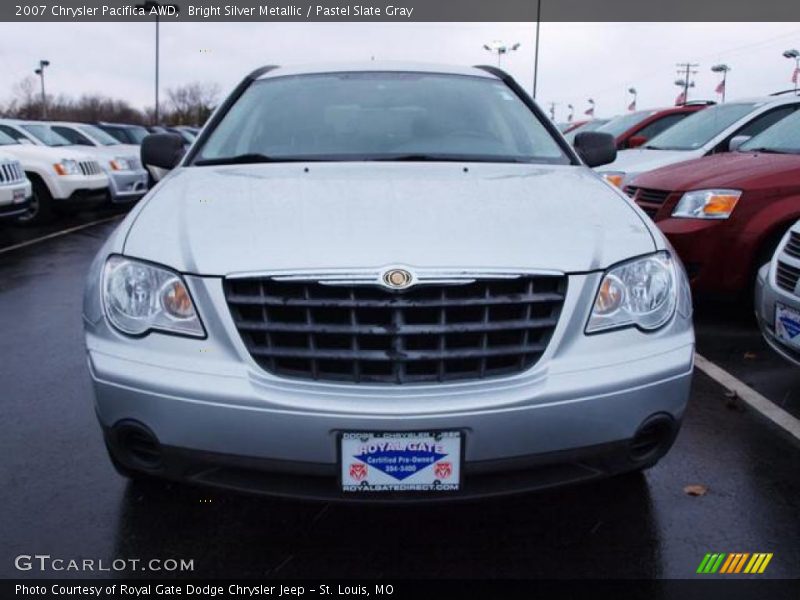 Bright Silver Metallic / Pastel Slate Gray 2007 Chrysler Pacifica AWD