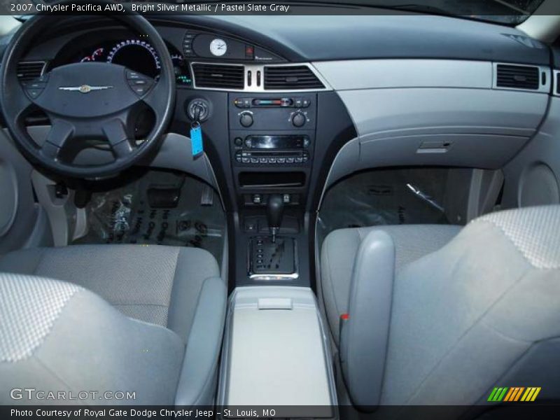 Bright Silver Metallic / Pastel Slate Gray 2007 Chrysler Pacifica AWD