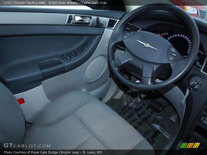 Bright Silver Metallic / Pastel Slate Gray 2007 Chrysler Pacifica AWD