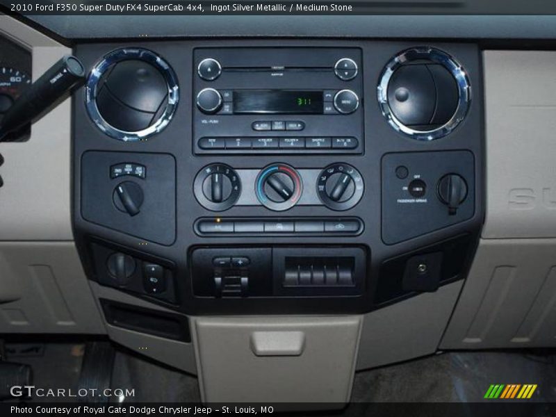 Ingot Silver Metallic / Medium Stone 2010 Ford F350 Super Duty FX4 SuperCab 4x4