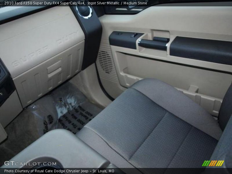 Ingot Silver Metallic / Medium Stone 2010 Ford F350 Super Duty FX4 SuperCab 4x4
