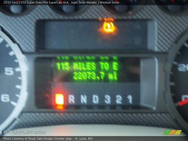 Ingot Silver Metallic / Medium Stone 2010 Ford F350 Super Duty FX4 SuperCab 4x4