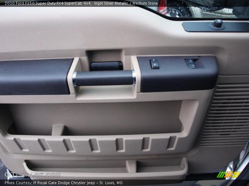 Ingot Silver Metallic / Medium Stone 2010 Ford F350 Super Duty FX4 SuperCab 4x4