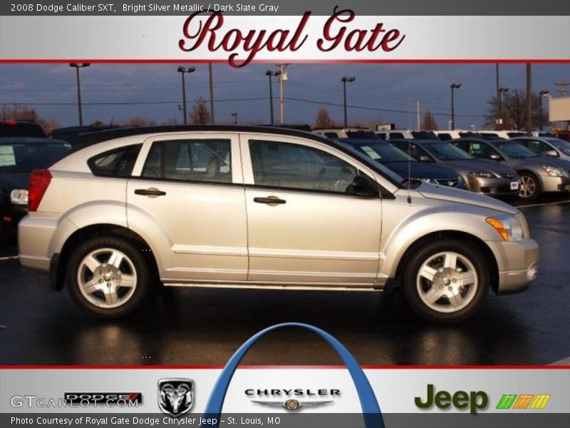 Bright Silver Metallic / Dark Slate Gray 2008 Dodge Caliber SXT