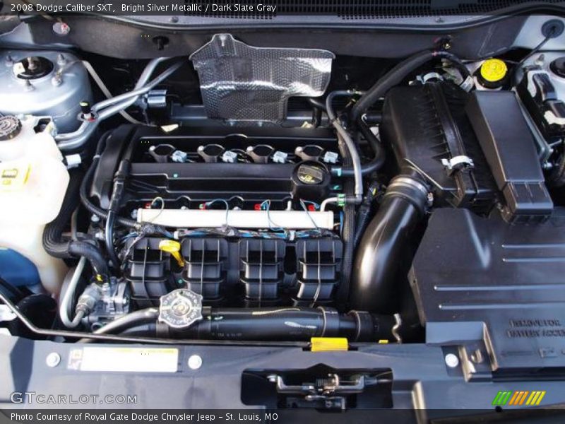Bright Silver Metallic / Dark Slate Gray 2008 Dodge Caliber SXT