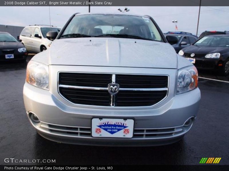 Bright Silver Metallic / Dark Slate Gray 2008 Dodge Caliber SXT