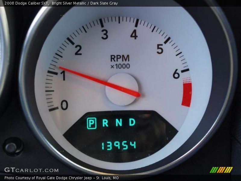 Bright Silver Metallic / Dark Slate Gray 2008 Dodge Caliber SXT