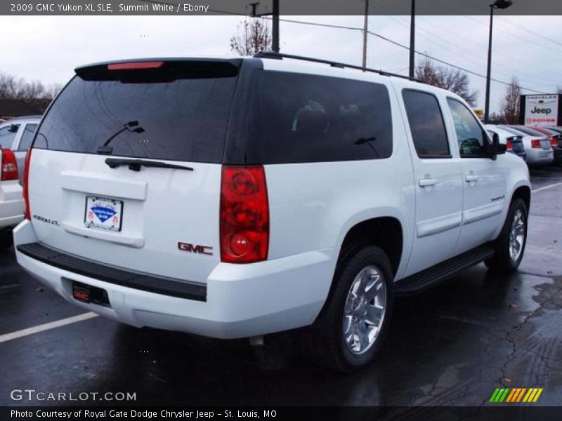 Summit White / Ebony 2009 GMC Yukon XL SLE