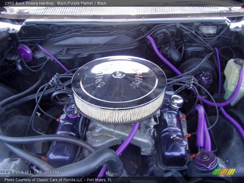 Black/Purple Flames / Black 1966 Buick Riviera Hardtop