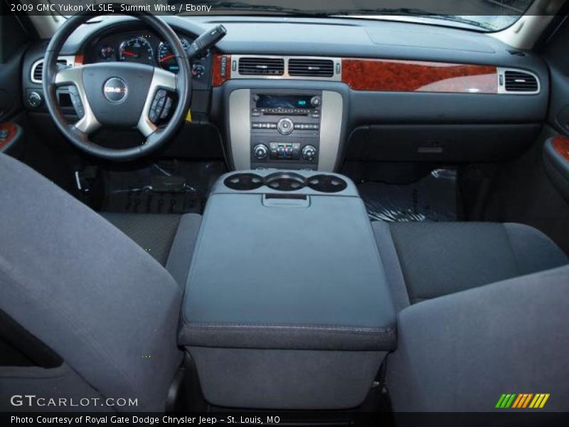 Summit White / Ebony 2009 GMC Yukon XL SLE