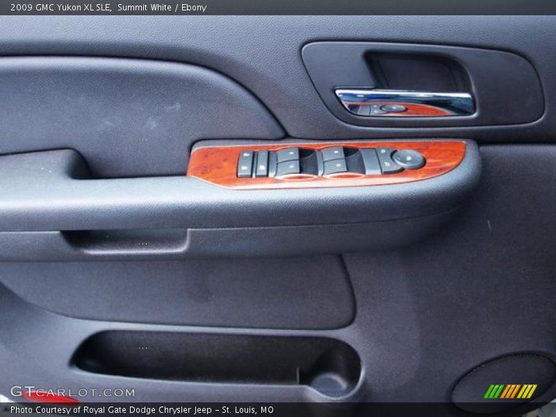 Summit White / Ebony 2009 GMC Yukon XL SLE