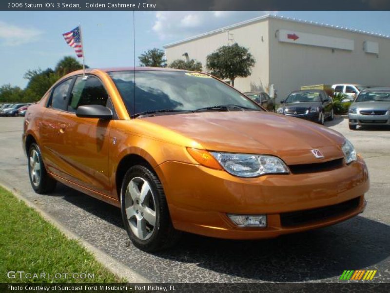 Golden Cashmere / Gray 2006 Saturn ION 3 Sedan