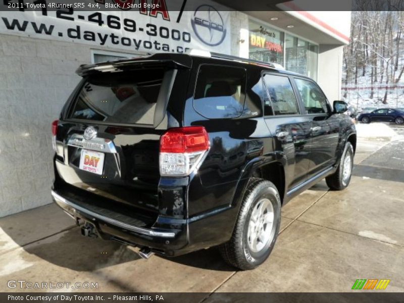 Black / Sand Beige 2011 Toyota 4Runner SR5 4x4