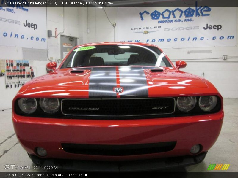 HEMI Orange / Dark Slate Gray 2010 Dodge Challenger SRT8