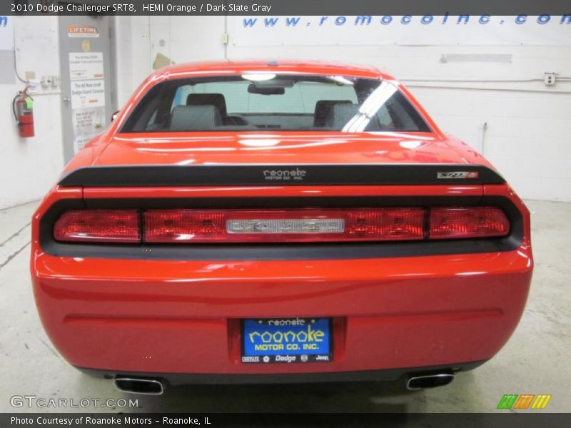 HEMI Orange / Dark Slate Gray 2010 Dodge Challenger SRT8