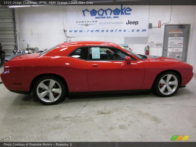 HEMI Orange / Dark Slate Gray 2010 Dodge Challenger SRT8