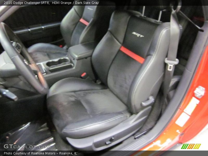HEMI Orange / Dark Slate Gray 2010 Dodge Challenger SRT8