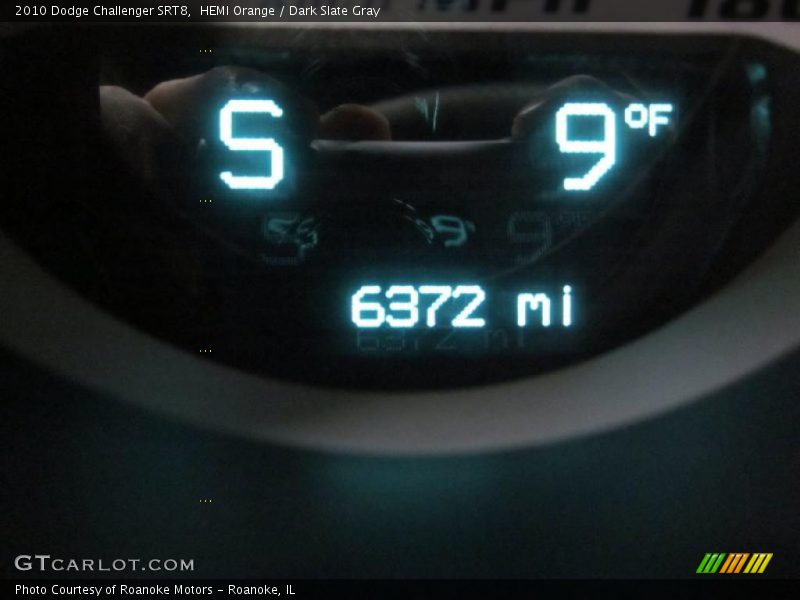 HEMI Orange / Dark Slate Gray 2010 Dodge Challenger SRT8