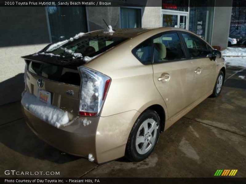 Sandy Beach Metallic / Bisque 2010 Toyota Prius Hybrid III