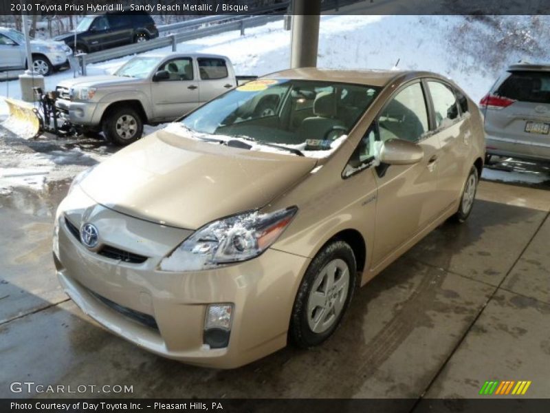 Sandy Beach Metallic / Bisque 2010 Toyota Prius Hybrid III