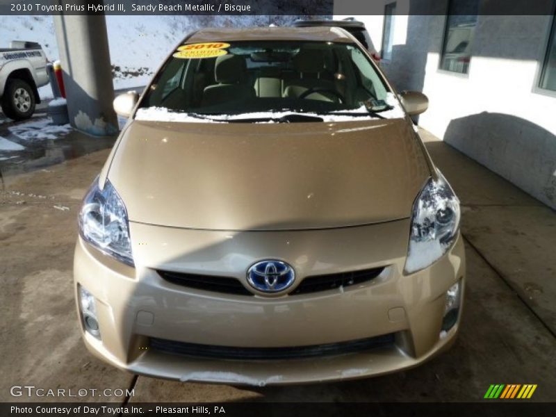 Sandy Beach Metallic / Bisque 2010 Toyota Prius Hybrid III