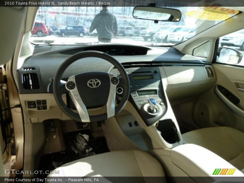 Sandy Beach Metallic / Bisque 2010 Toyota Prius Hybrid III