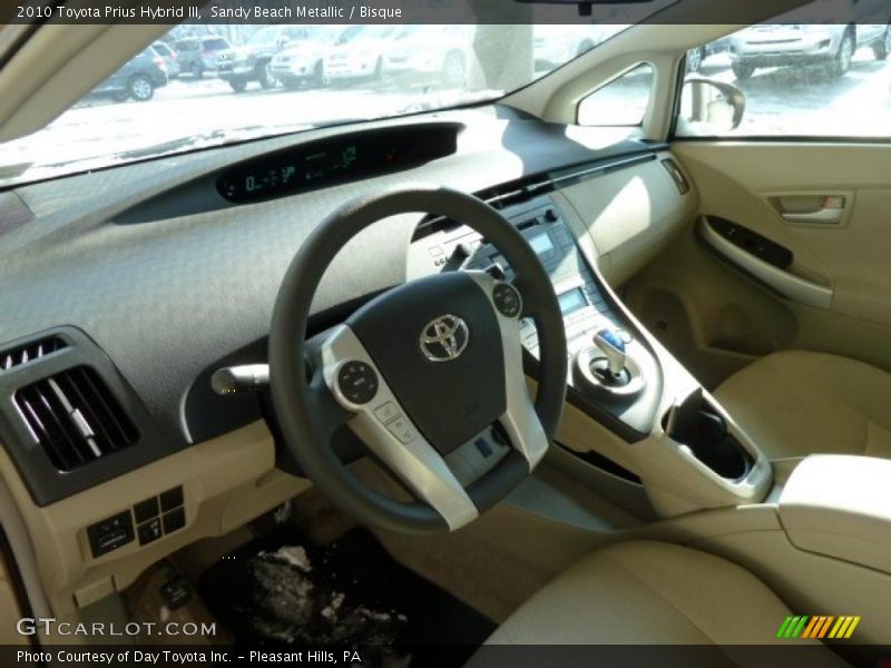 Sandy Beach Metallic / Bisque 2010 Toyota Prius Hybrid III