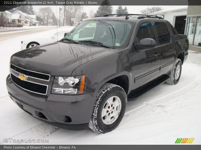 Taupe Gray Metallic / Ebony 2011 Chevrolet Avalanche LS 4x4