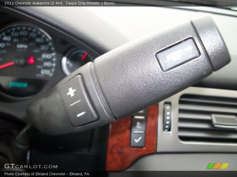 Taupe Gray Metallic / Ebony 2011 Chevrolet Avalanche LS 4x4
